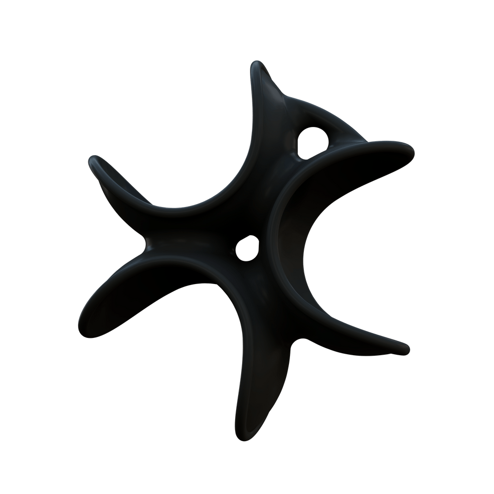 Black pickle pocket on a transparent background 