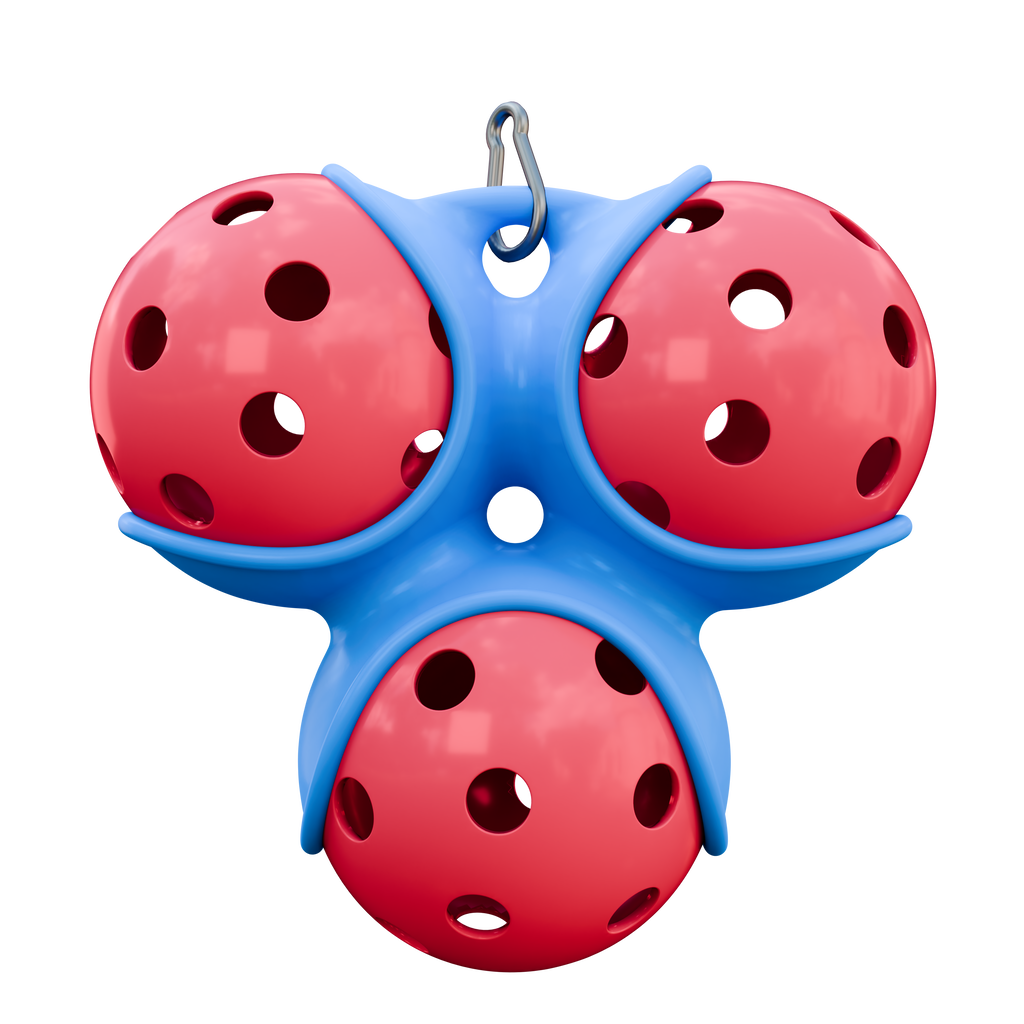 The Pickle Pocket - 3 Ball Pickleball Holder