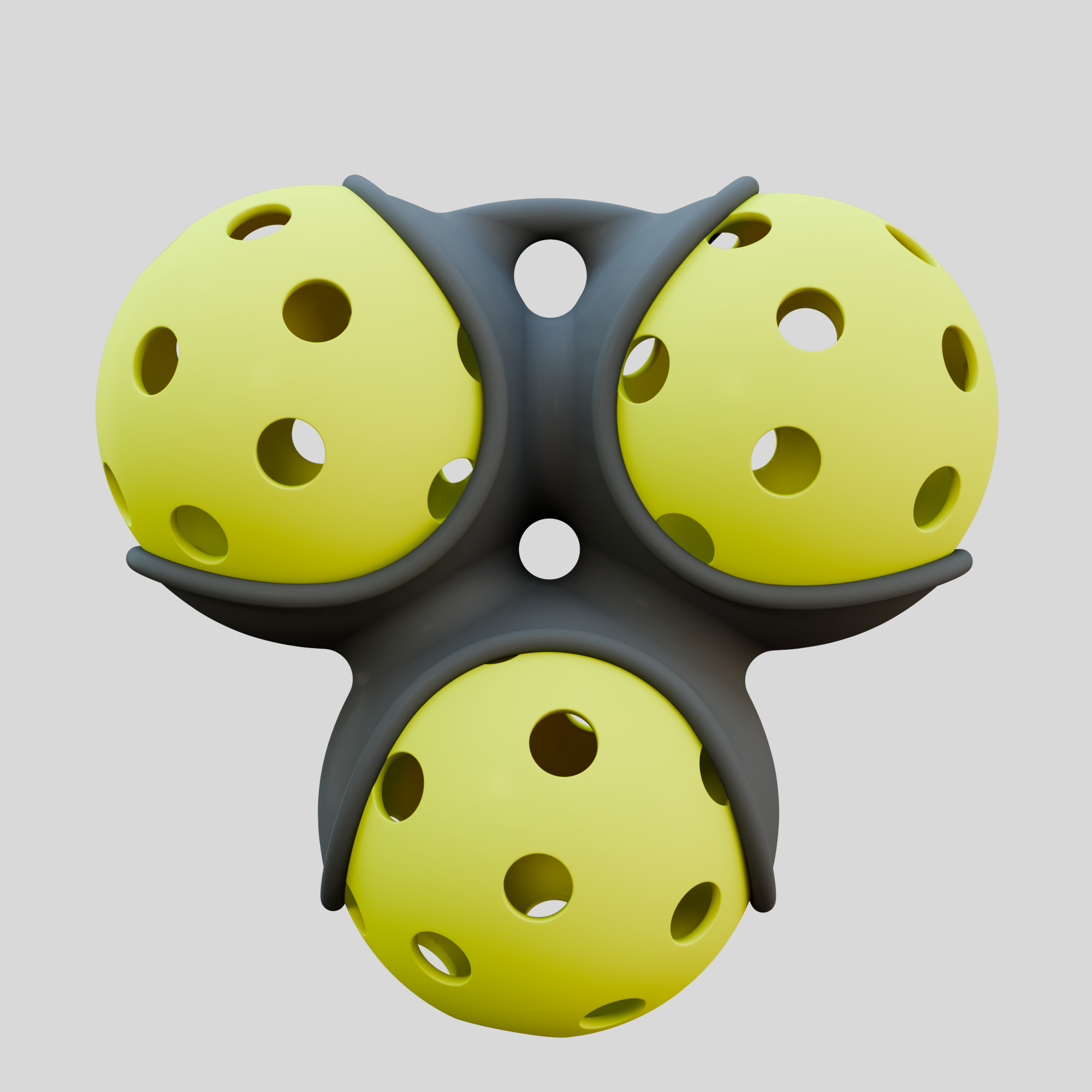 Tri Pickle Pocket – 3 Ball Pickleball Holder