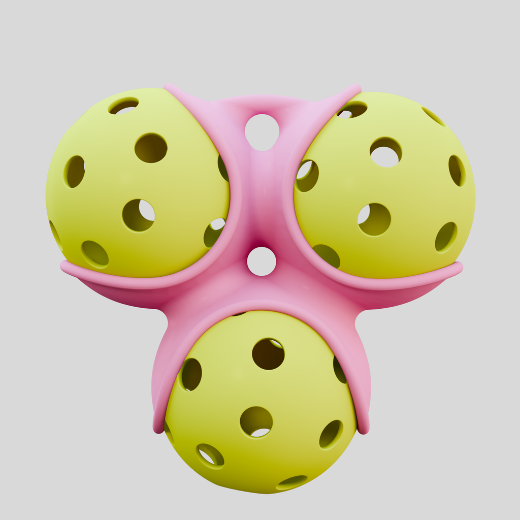 Tri Pickle Pocket – 3 Ball Pickleball Holder