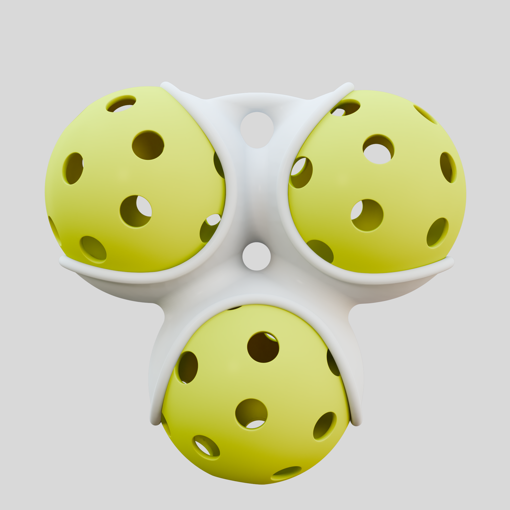 Tri Pickle Pocket – 3 Ball Pickleball Holder