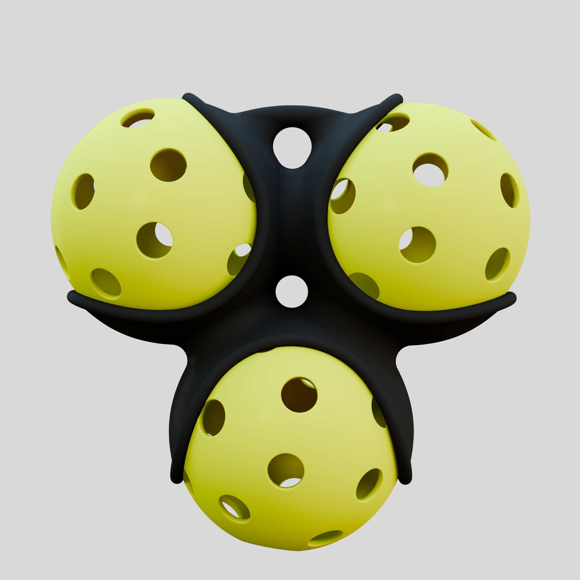 Tri Pickle Pocket – 3 Ball Pickleball Holder
