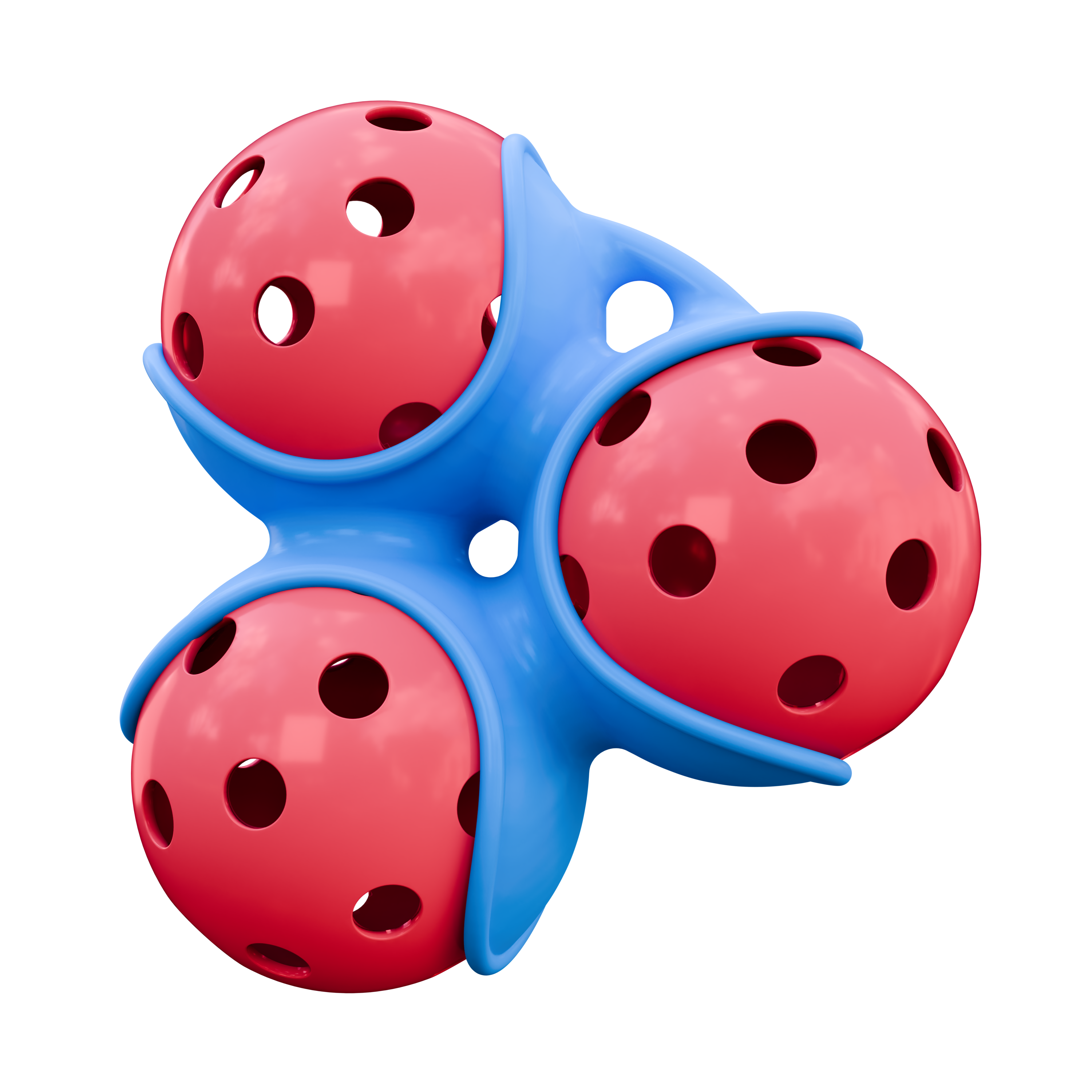 The Pickle Pocket - 3 Ball Pickleball Holder