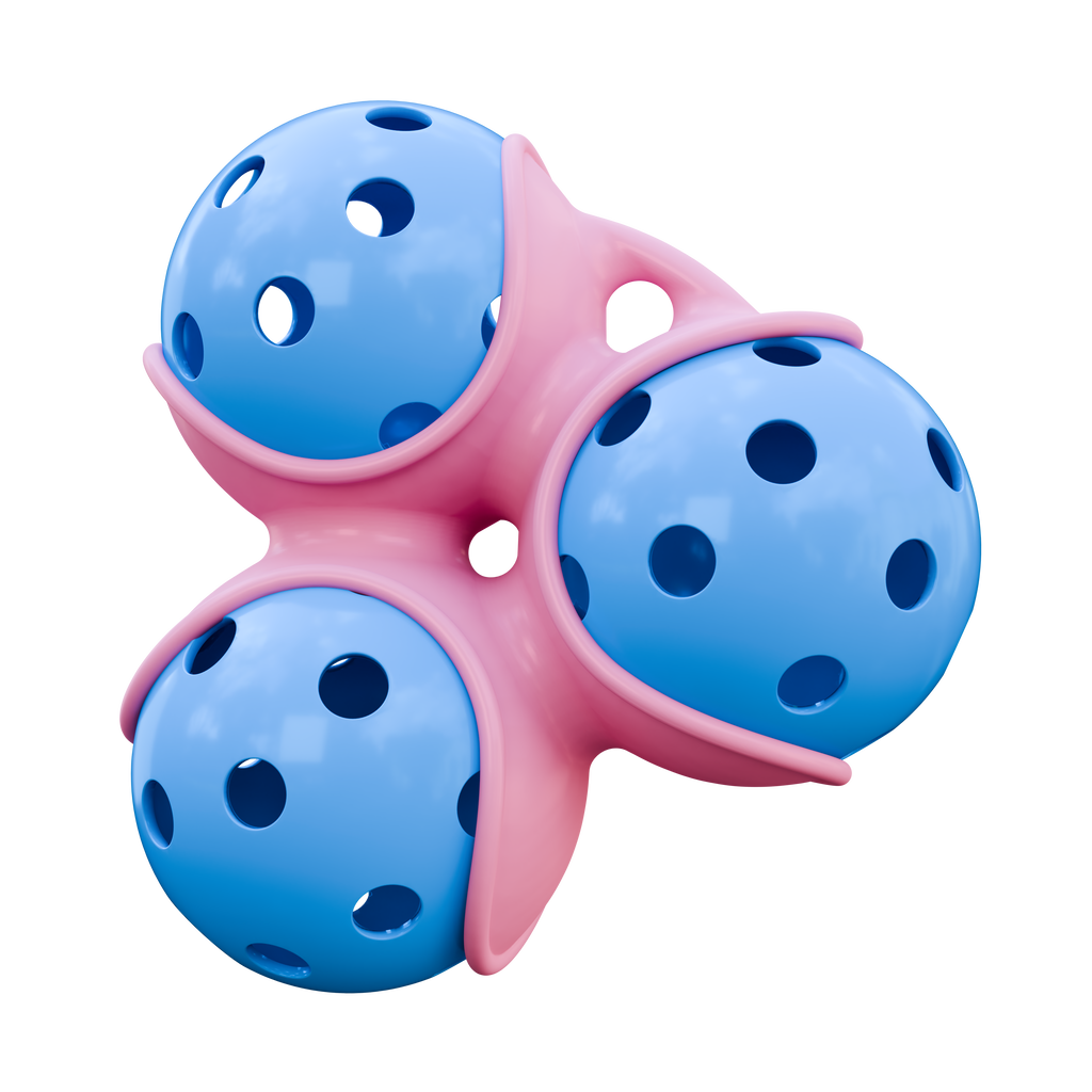 The Pickle Pocket - 3 Ball Pickleball Holder