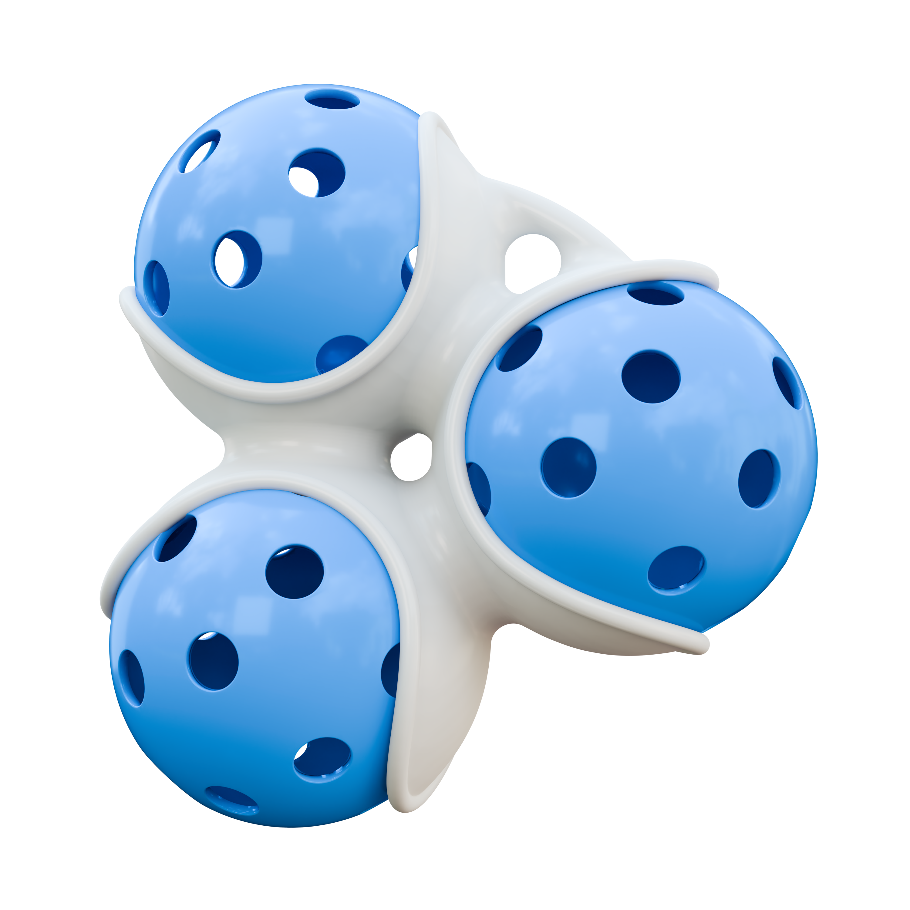 The Pickle Pocket - 3 Ball Pickleball Holder