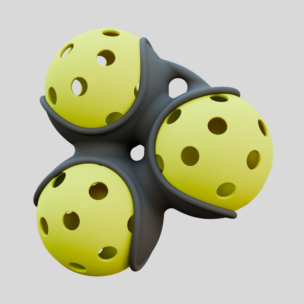 Tri Pickle Pocket – 3 Ball Pickleball Holder