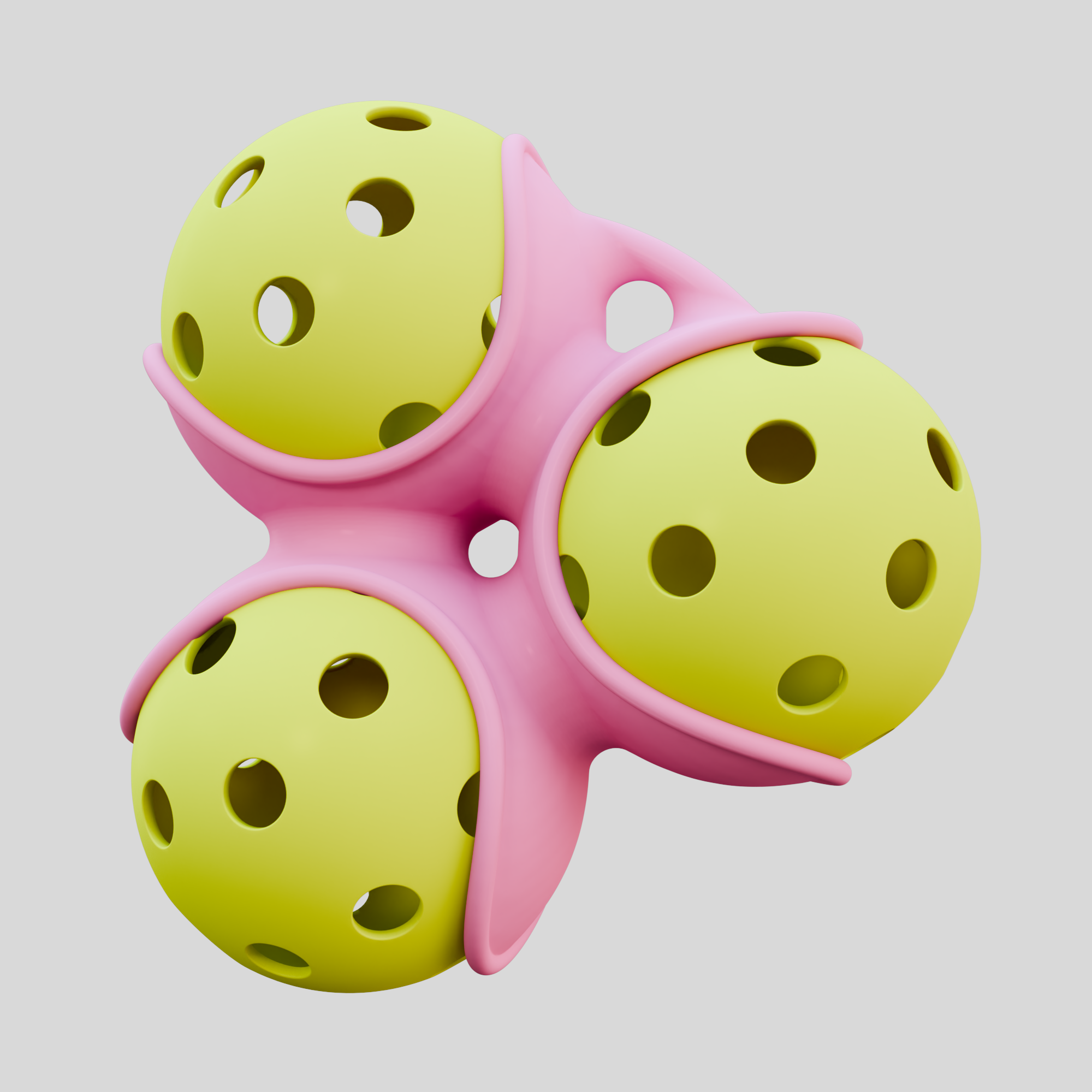 Tri Pickle Pocket – 3 Ball Pickleball Holder