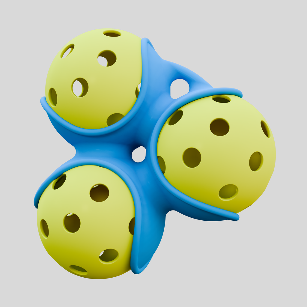 Tri Pickle Pocket – 3 Ball Pickleball Holder