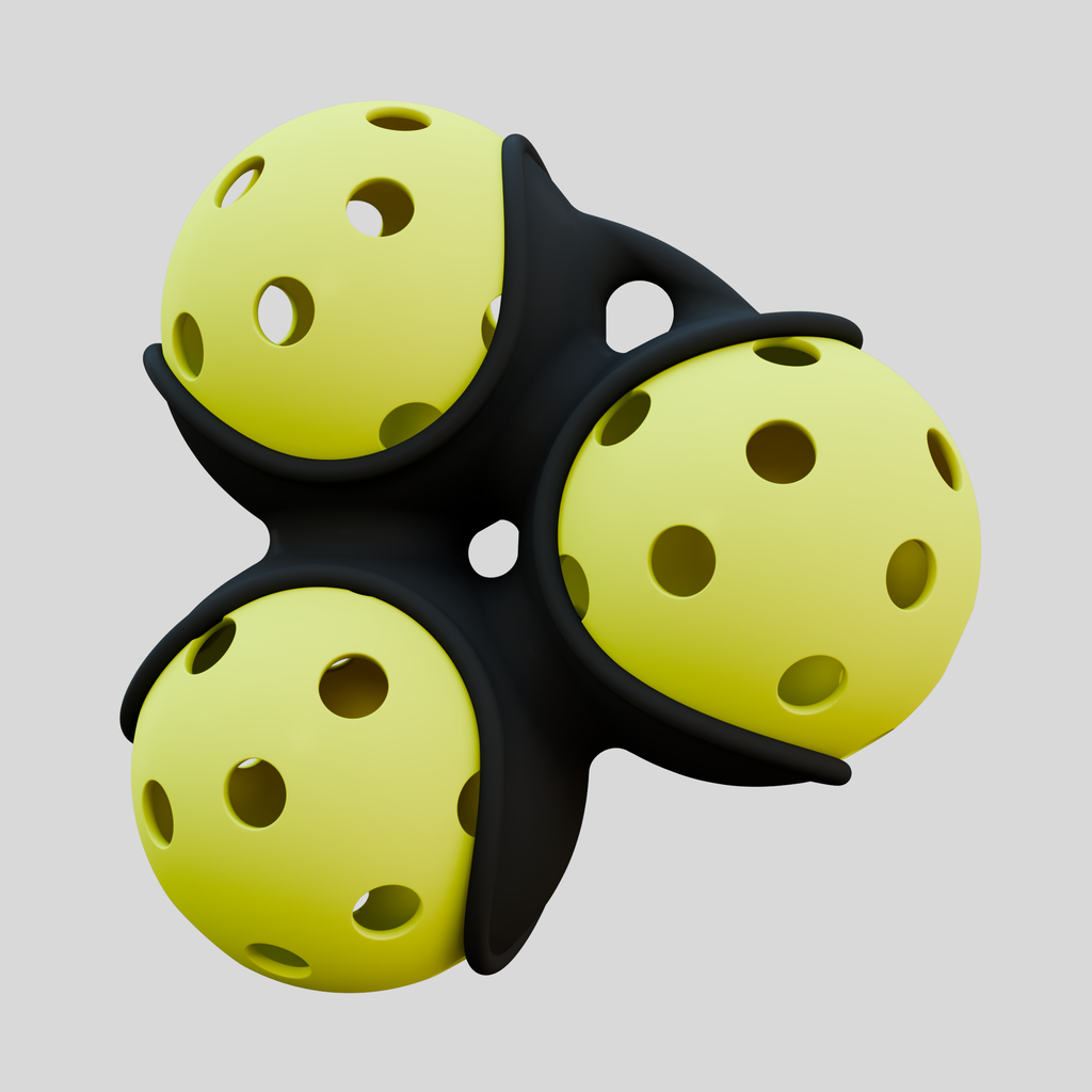 Tri Pickle Pocket – 3 Ball Pickleball Holder